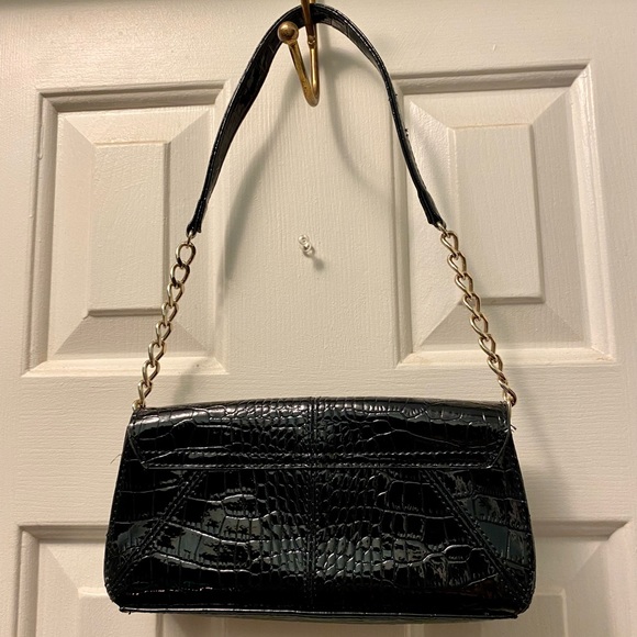 NWOT Liz Claiborne Y2K Retro Vintage Croc Embossed bag - Picture 5 of 7